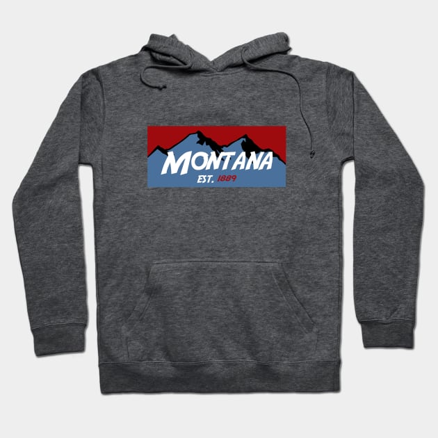 Montana Mountains Hoodie by AdventureFinder